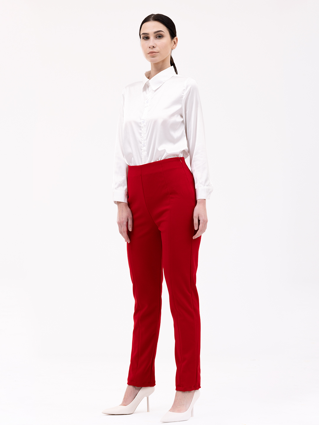 Formal Windsor Trousers Red -3